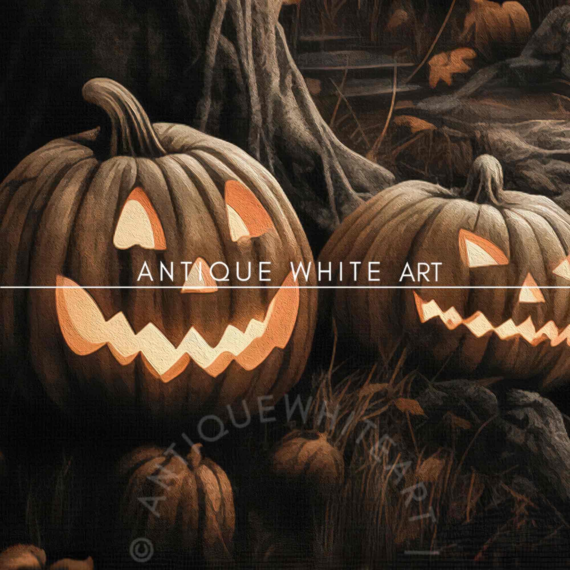 Haunted Forest & Pumpkins