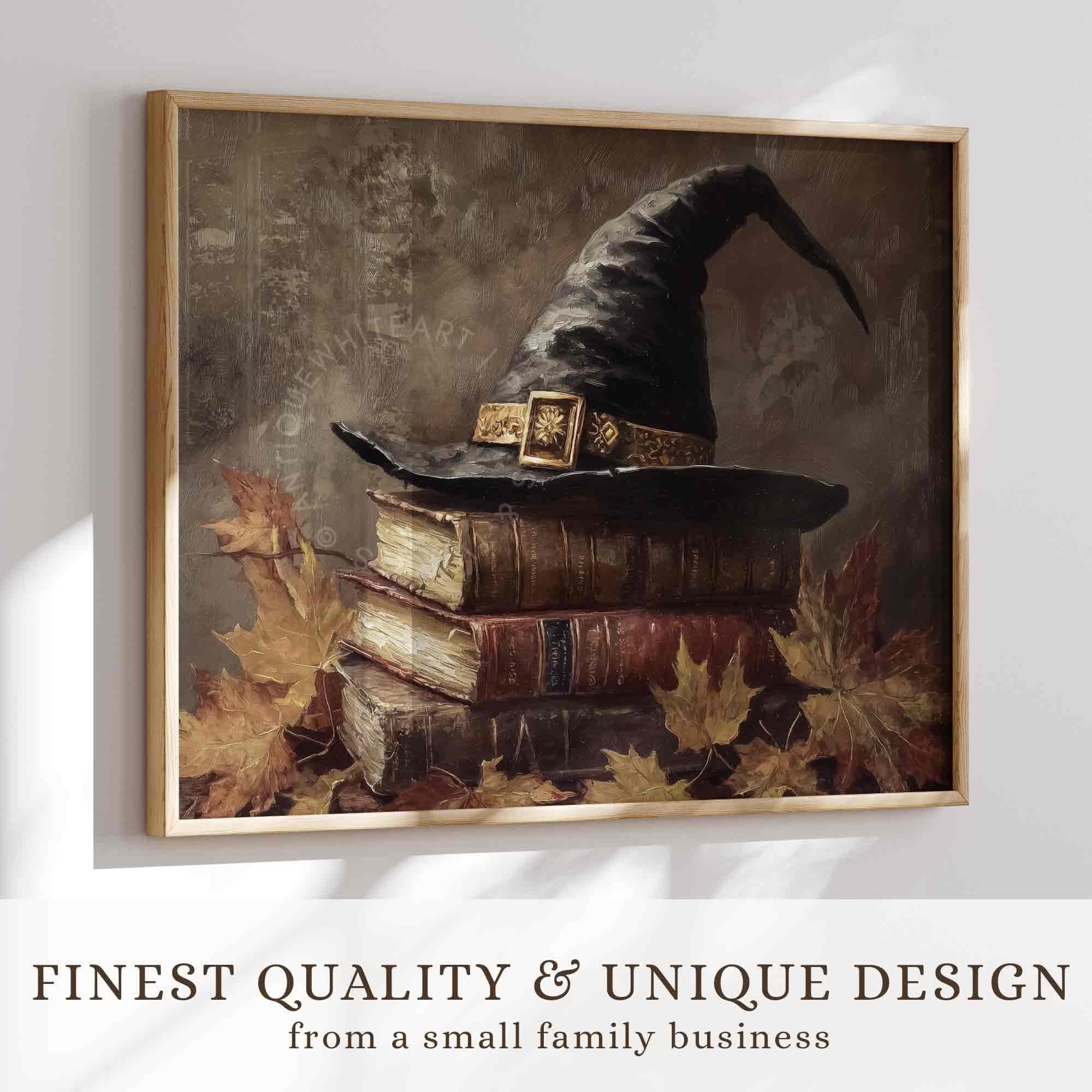 Witch Hat with Spell Books