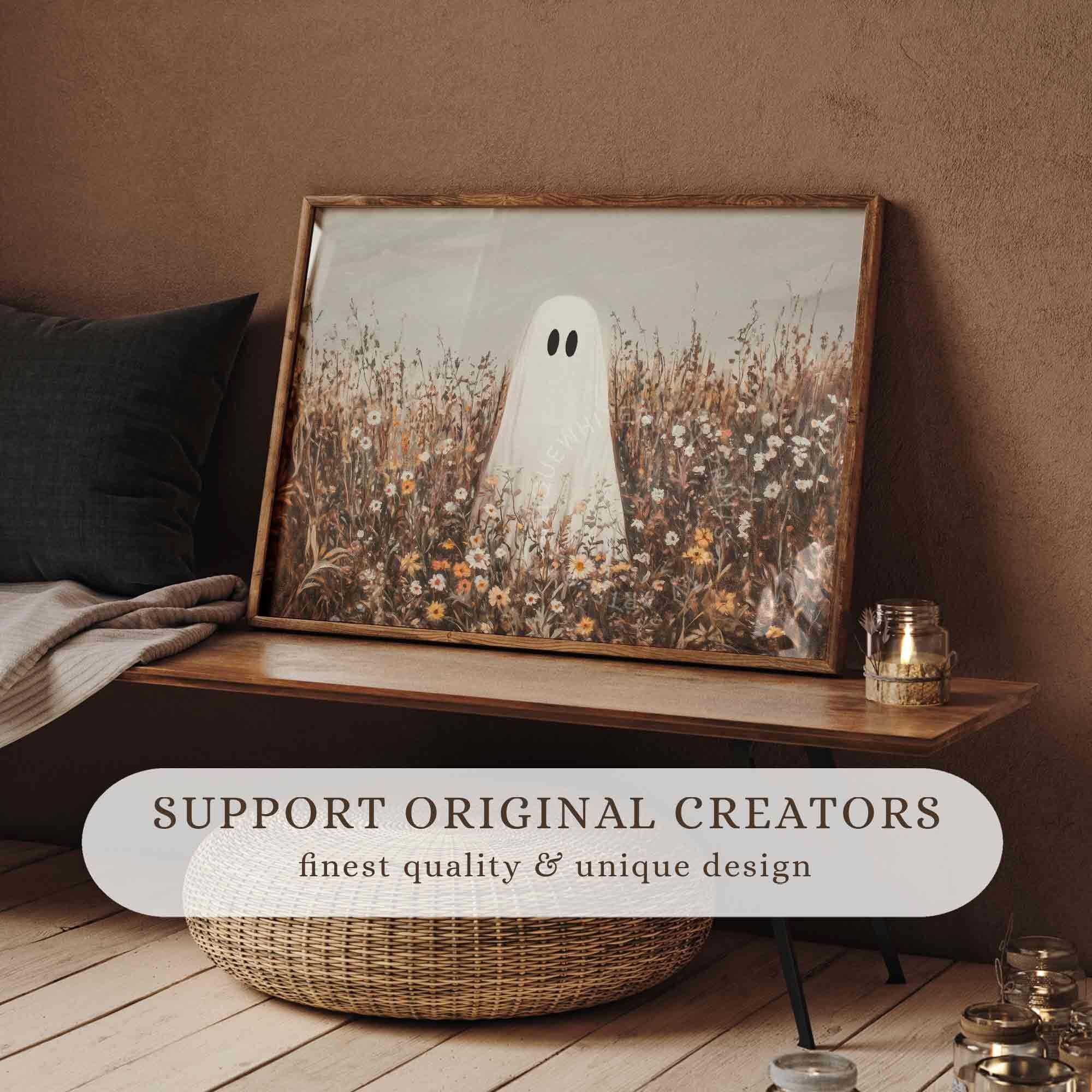 Ghost in a Wildflower Field