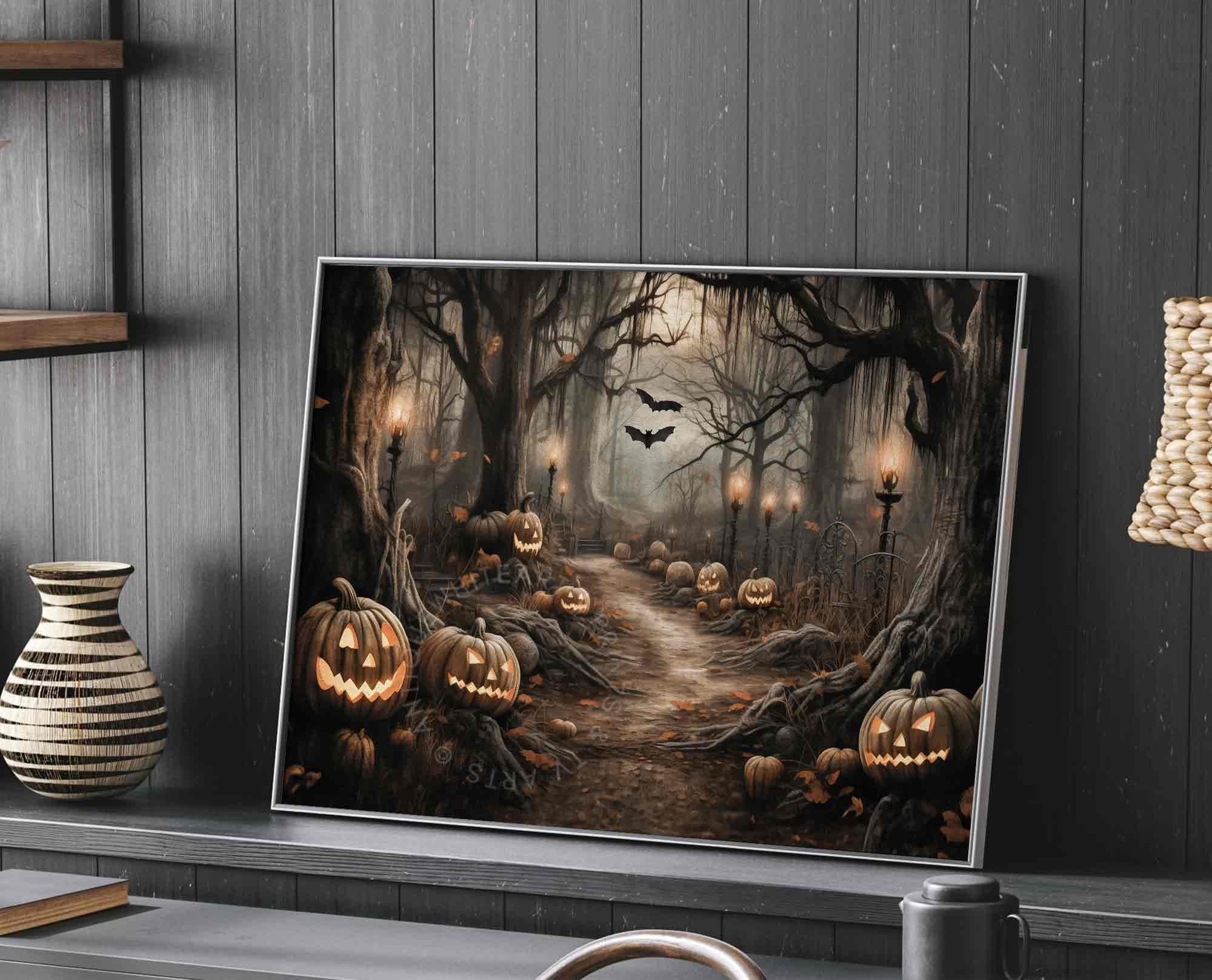 Haunted Forest & Pumpkins