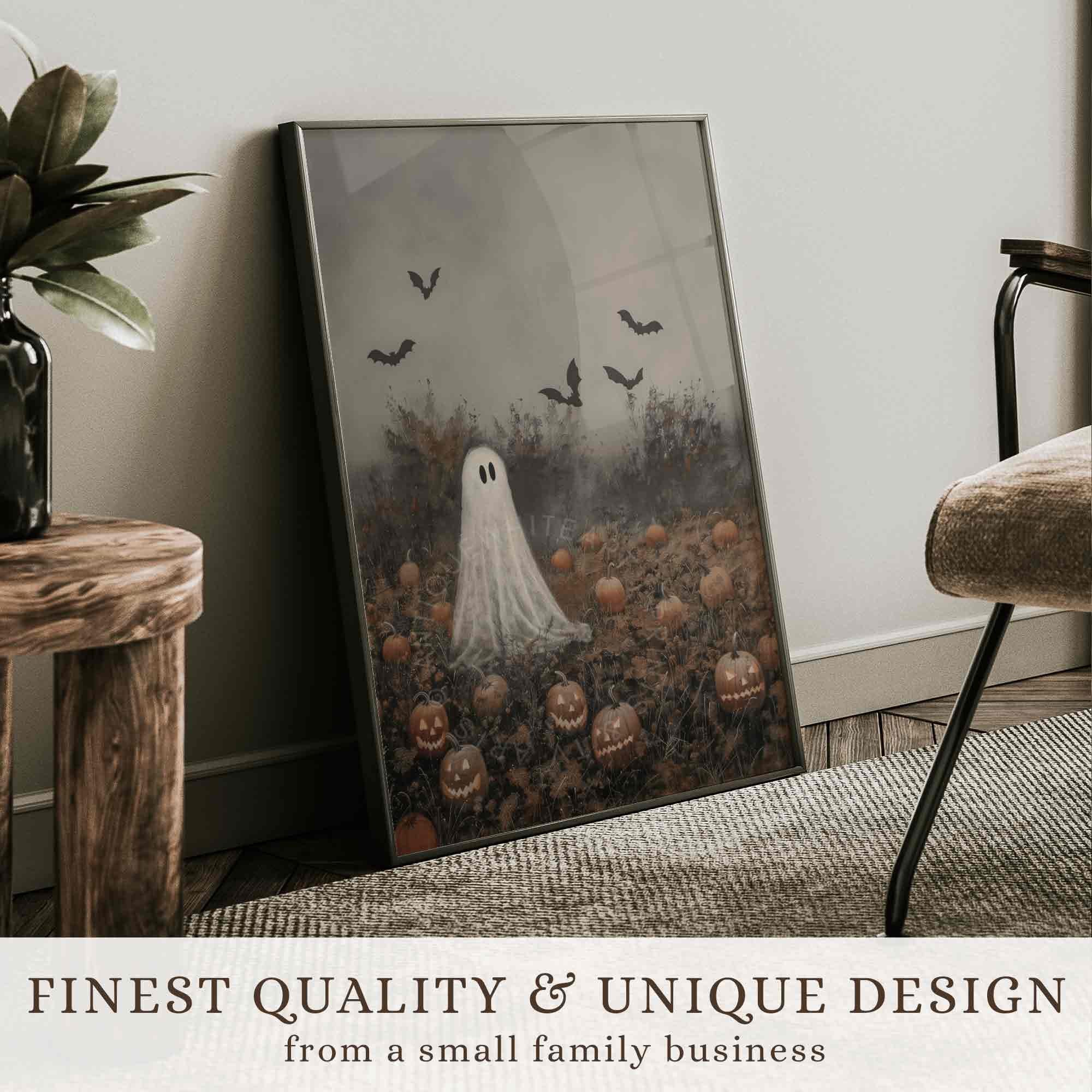 Ghost in Pumpkin Patch