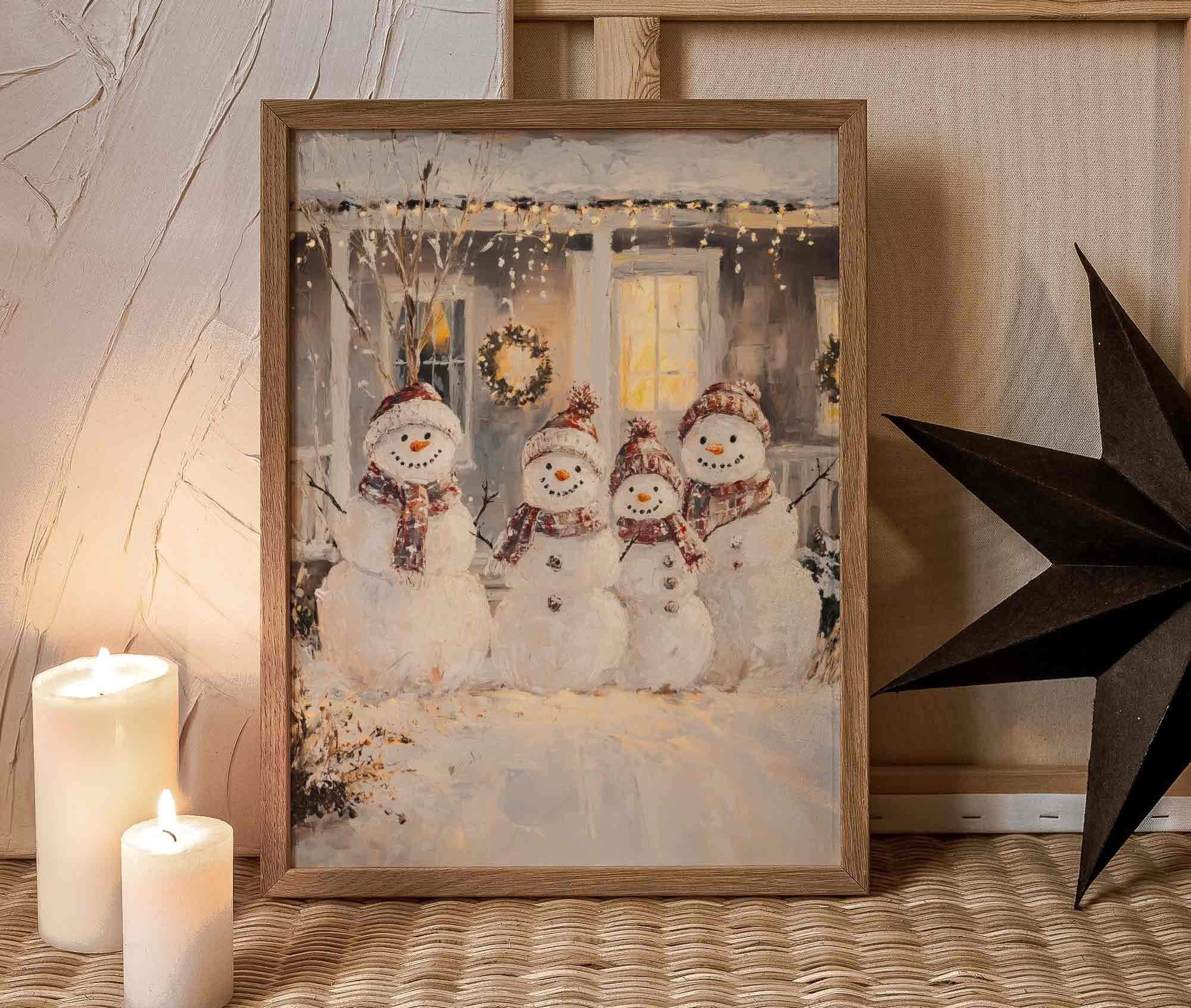 Snowman Family