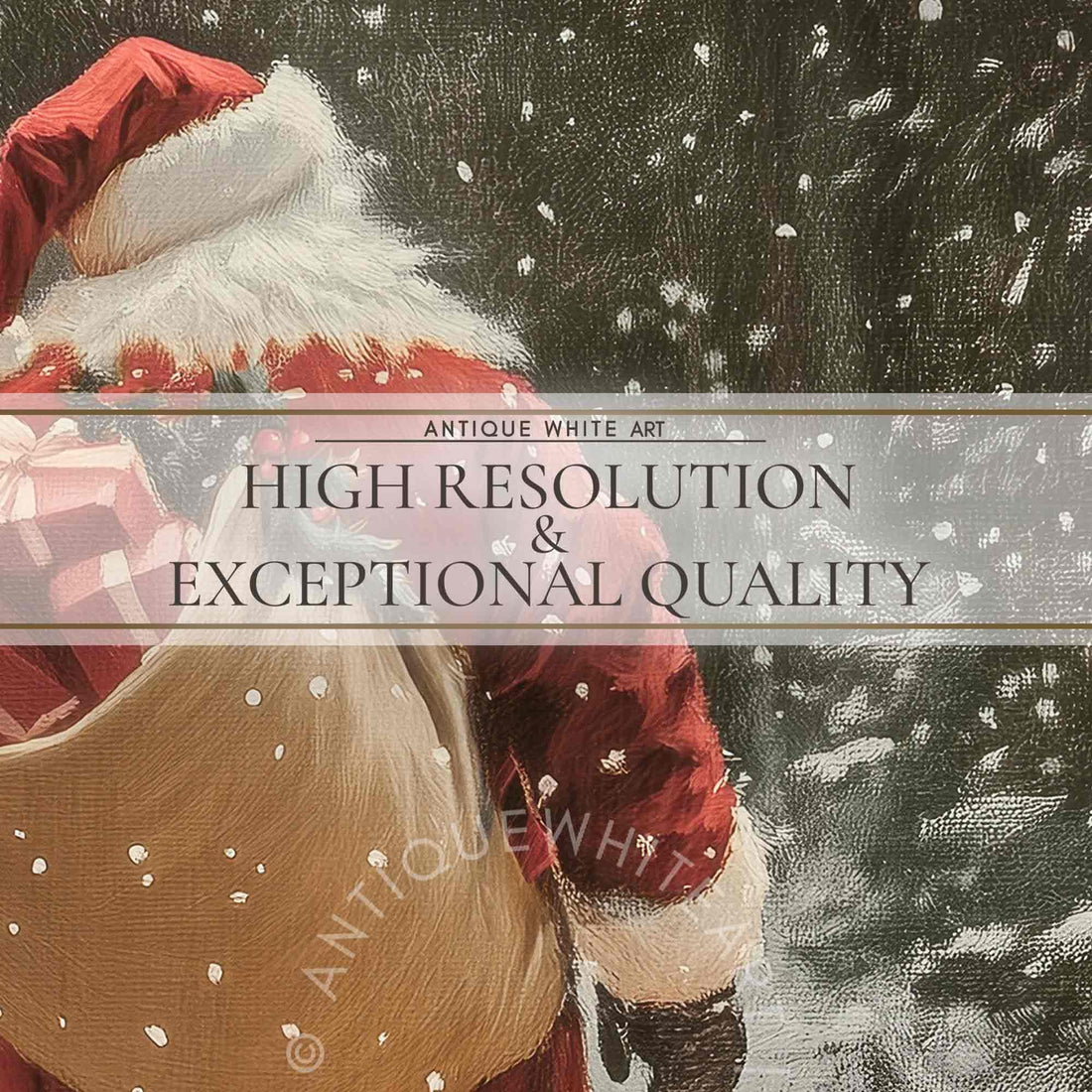 Walking Santa