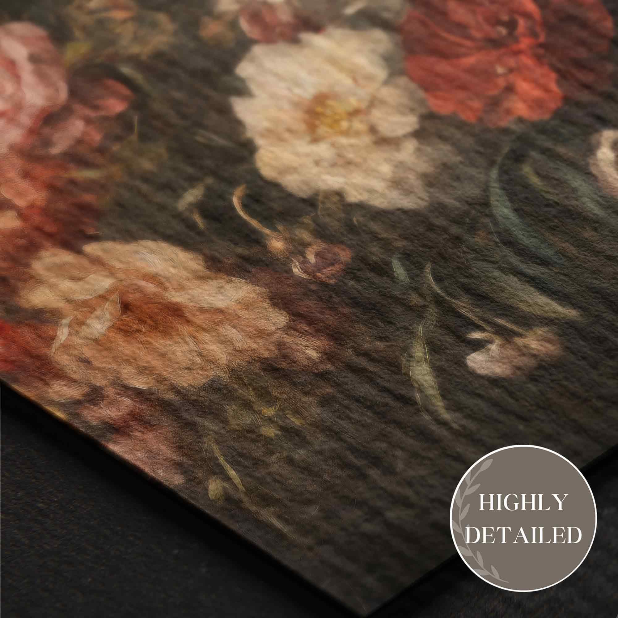 Flowers on Dark Background