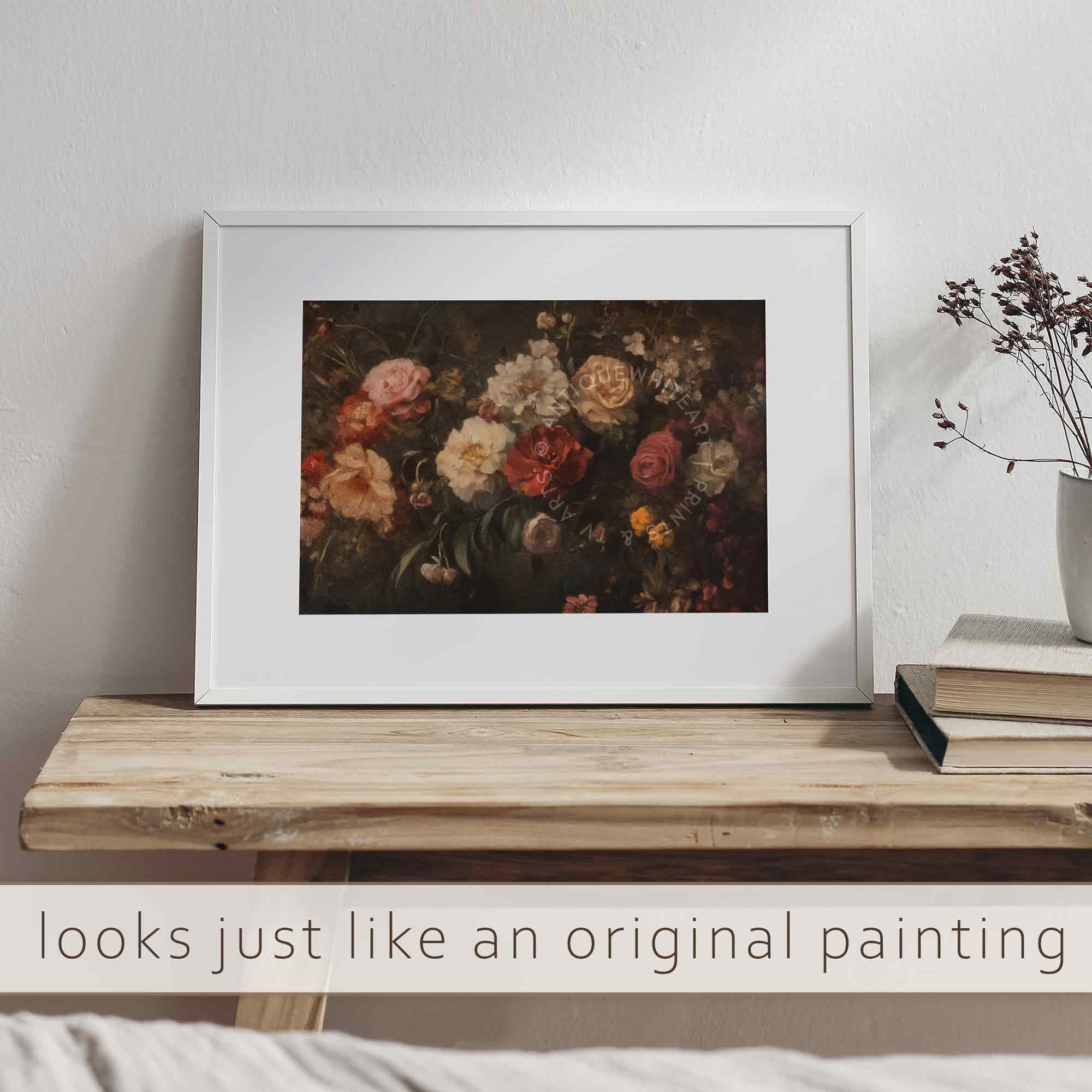 Flowers on Dark Background