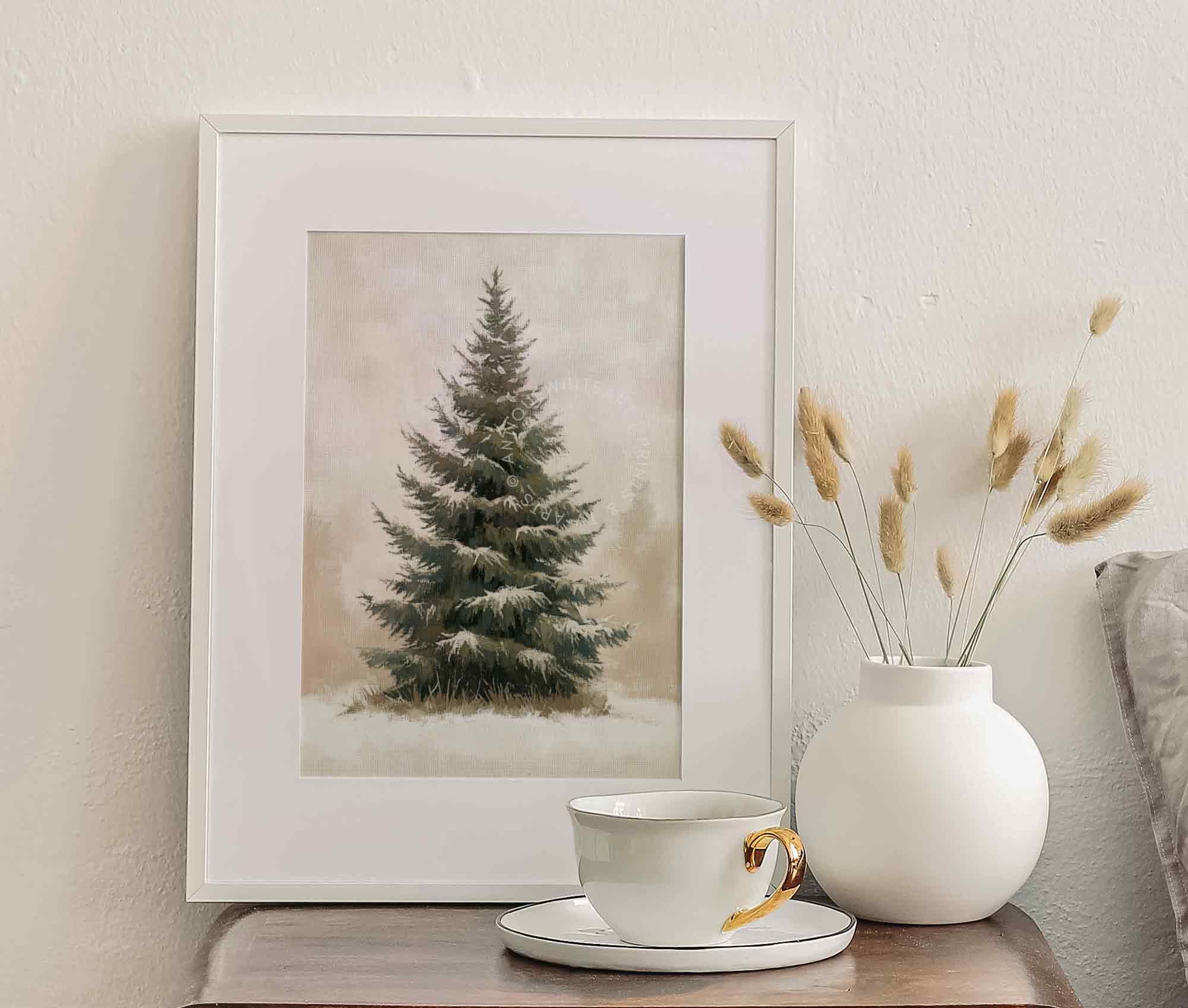 Pine Tree in Beige