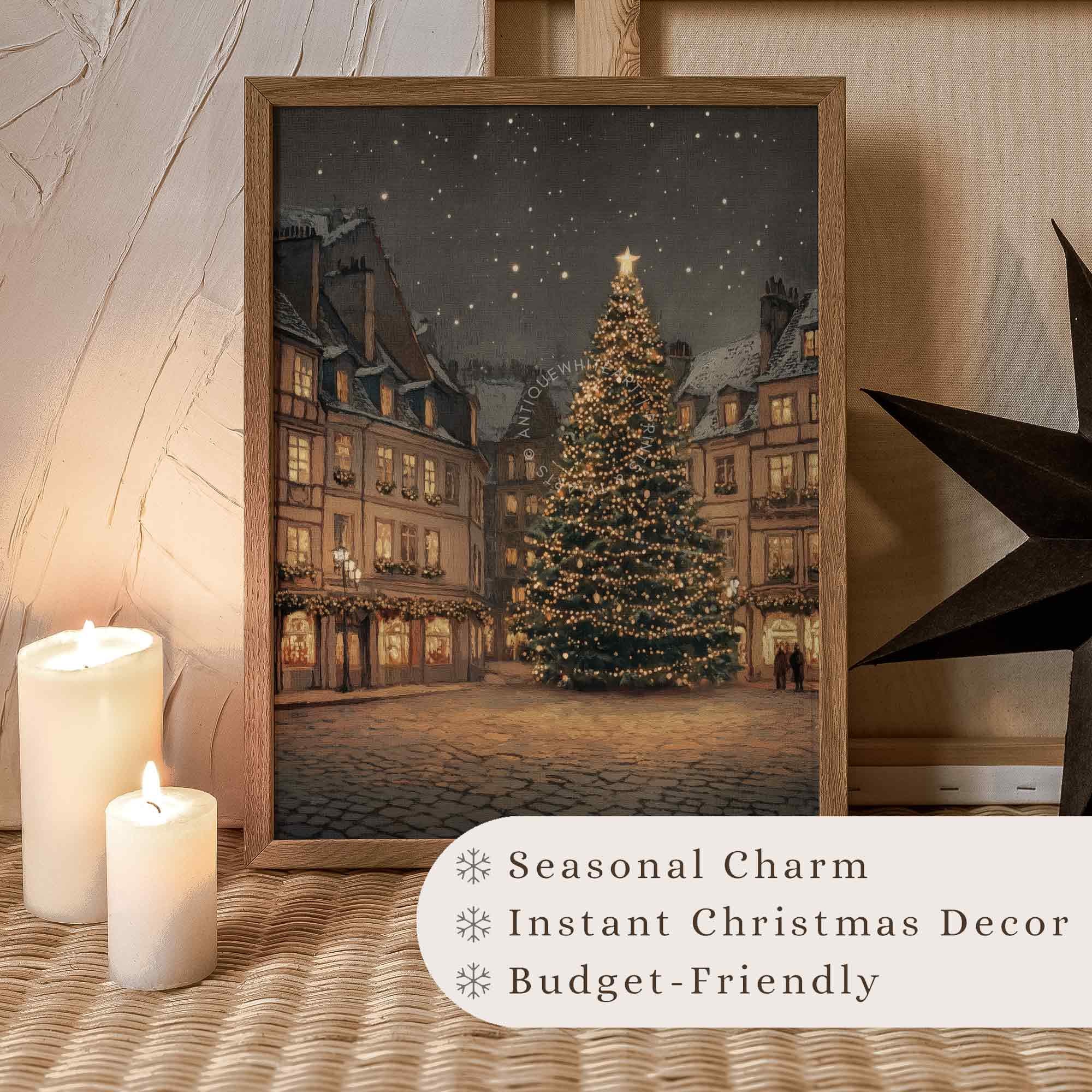 Glowing Christmas Town