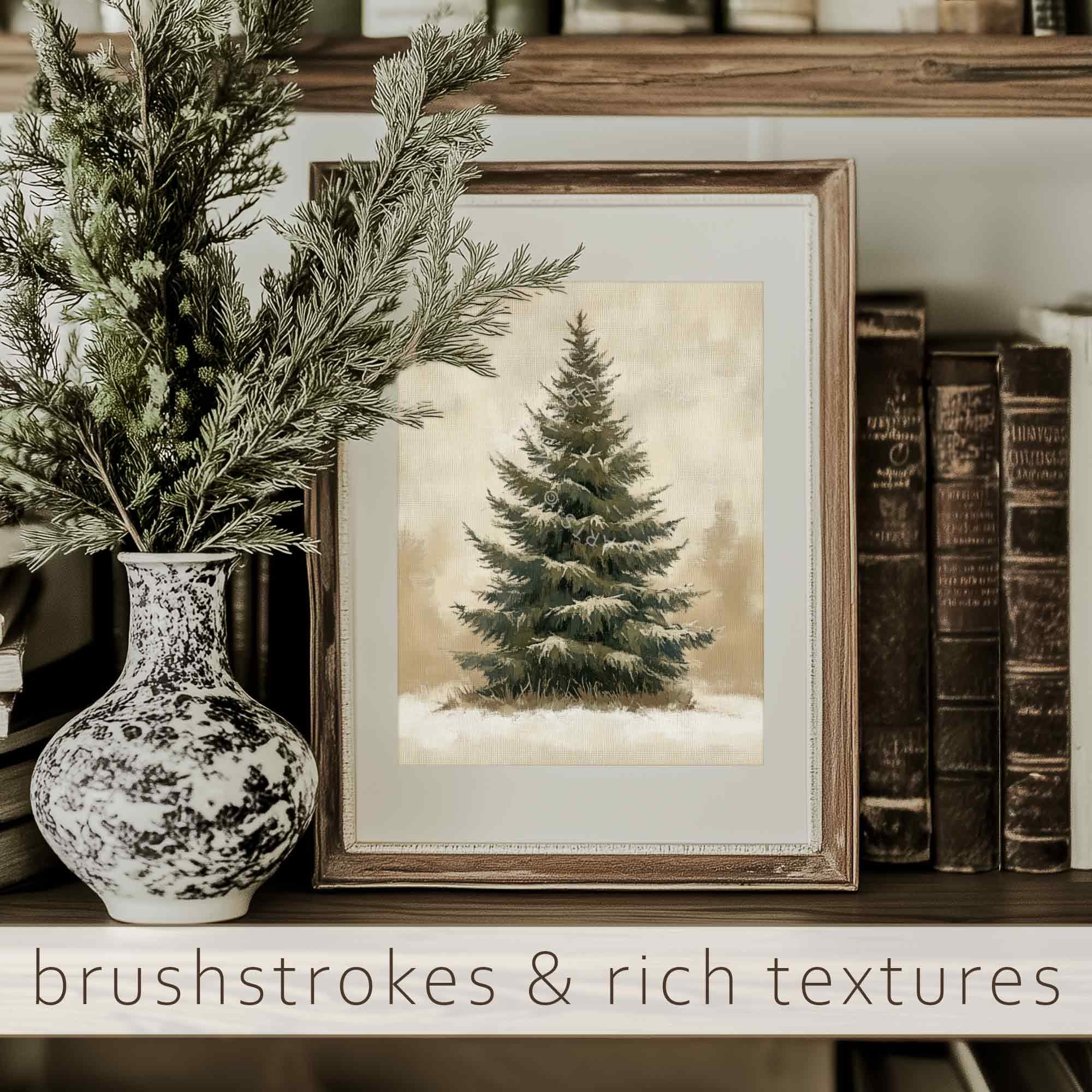 Pine Tree in Beige