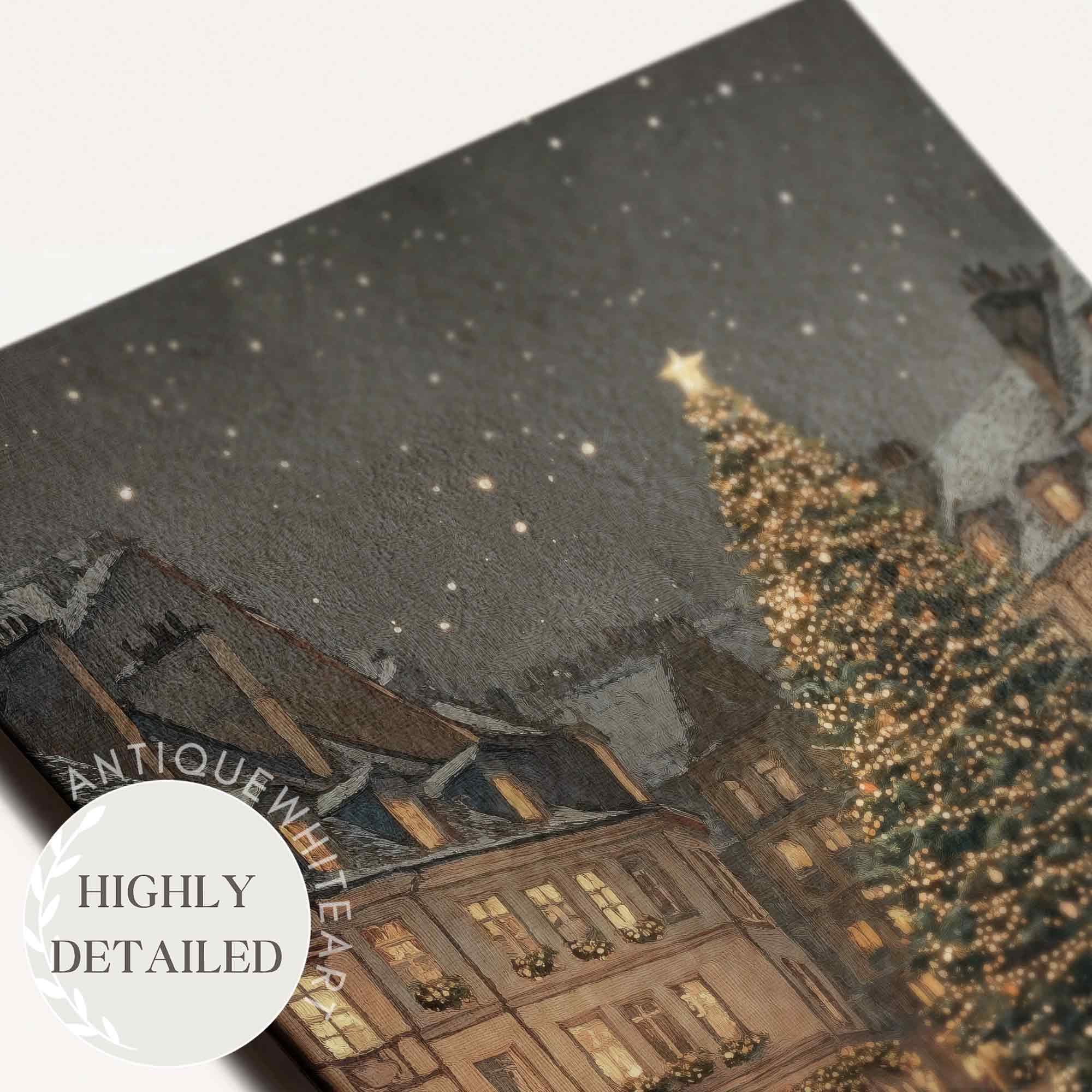 Glowing Christmas Town