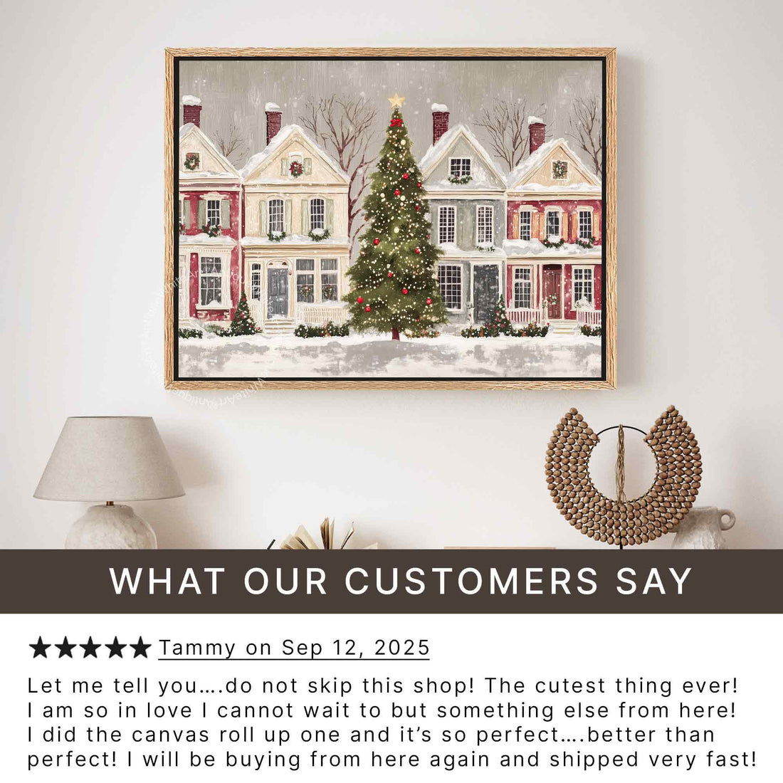 Christmas Town Wall Art