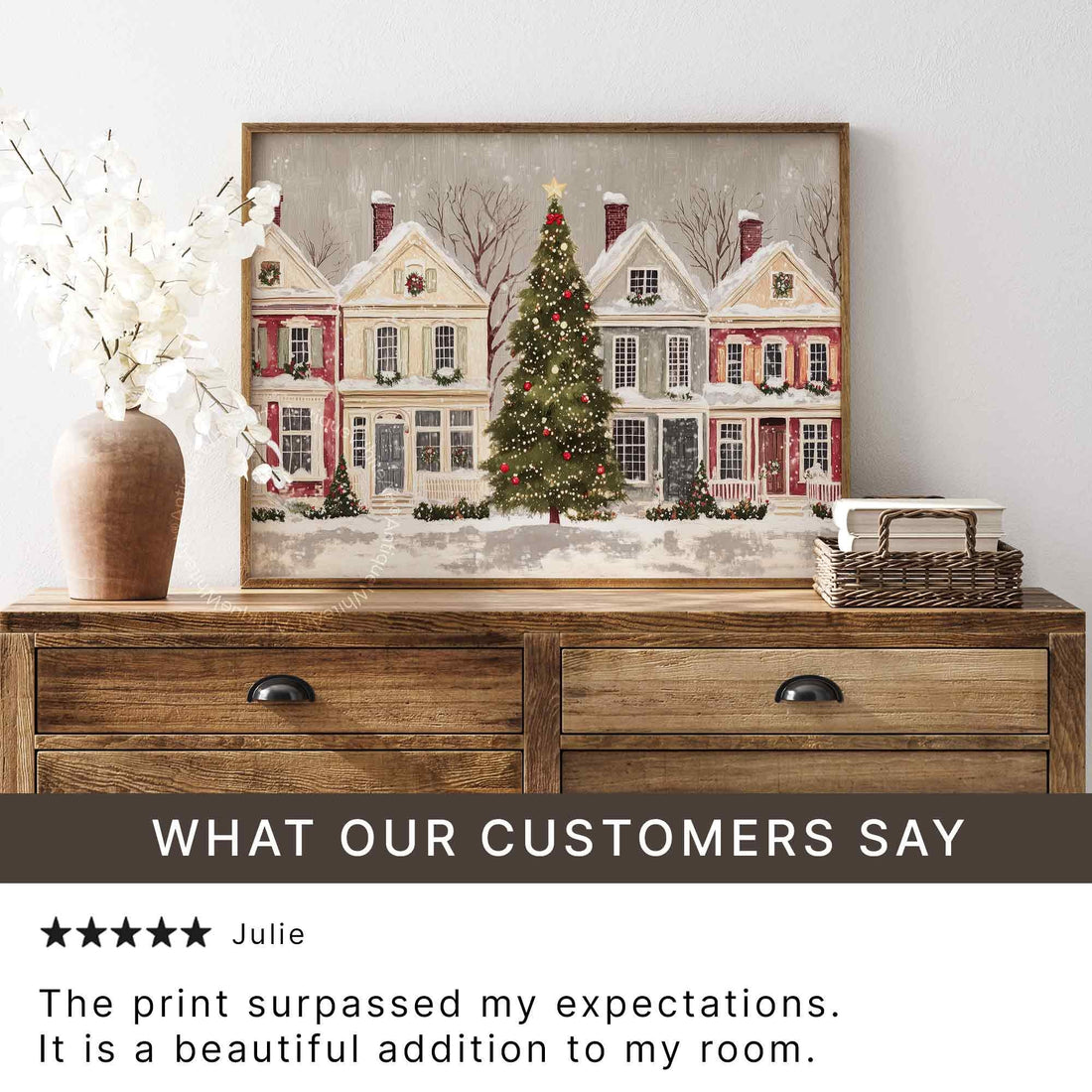 Christmas Town Wall Art