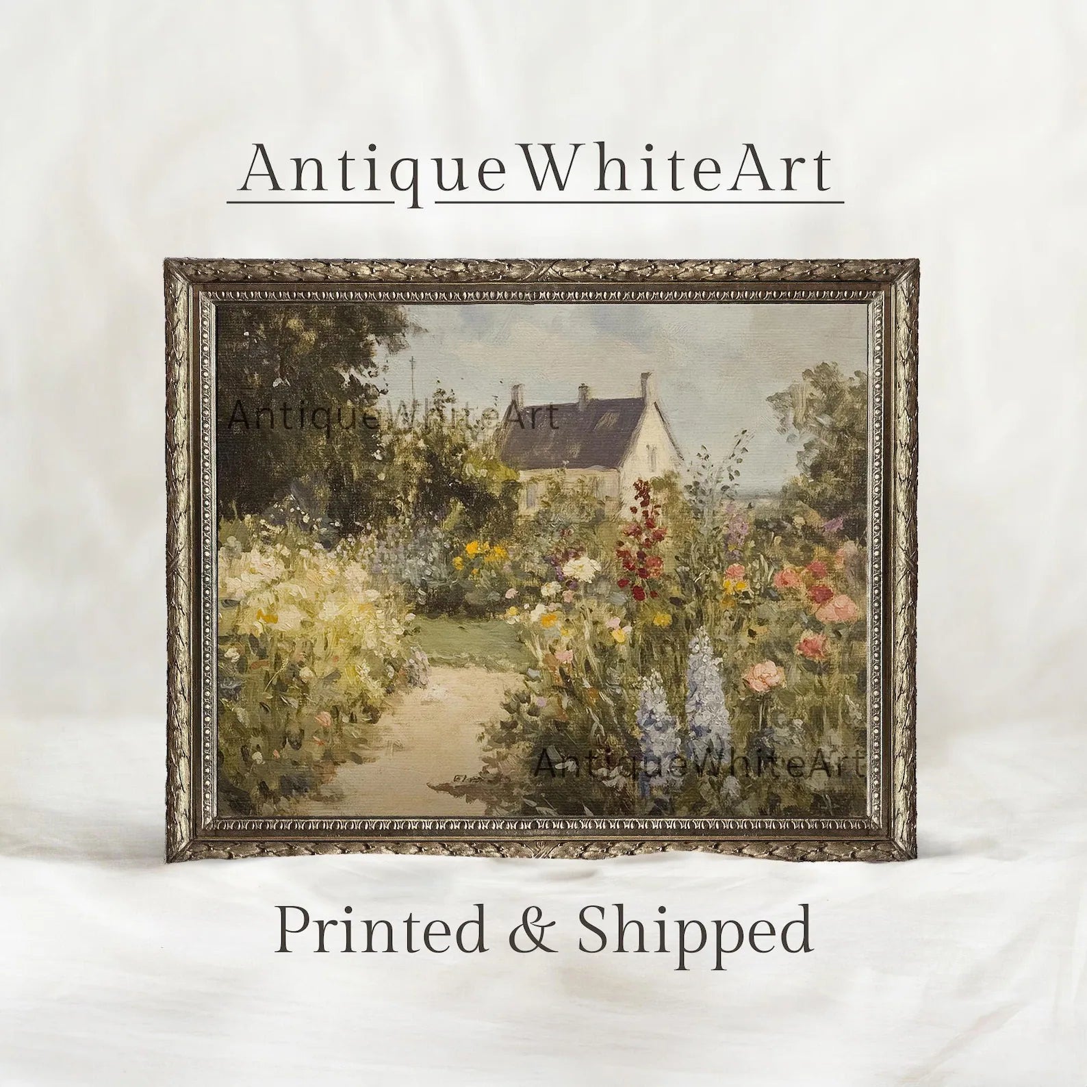 Cottage Garden Wall Art Print