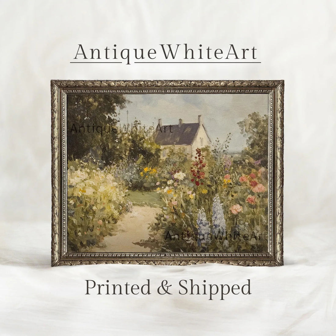 Cottage Garden Wall Art Print